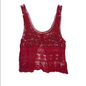 Urban Outfitters Lace Crop Top